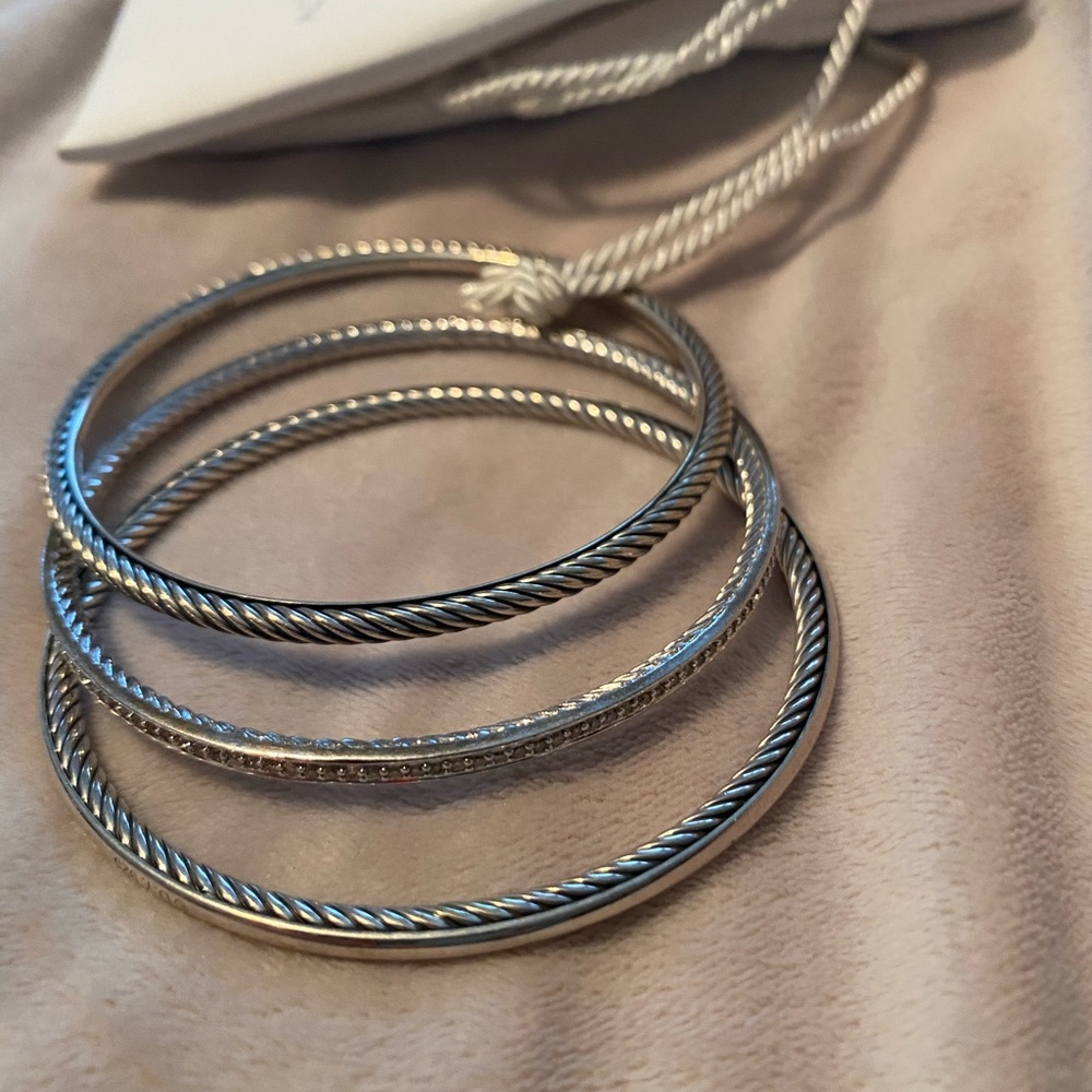 David Yurman Bangles (3)